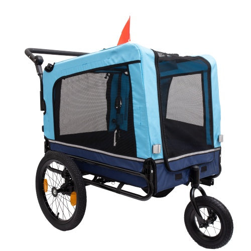 Outdoor Heavy Duty Foldable Utility Pet Stroller Dog Carriers Bicycle