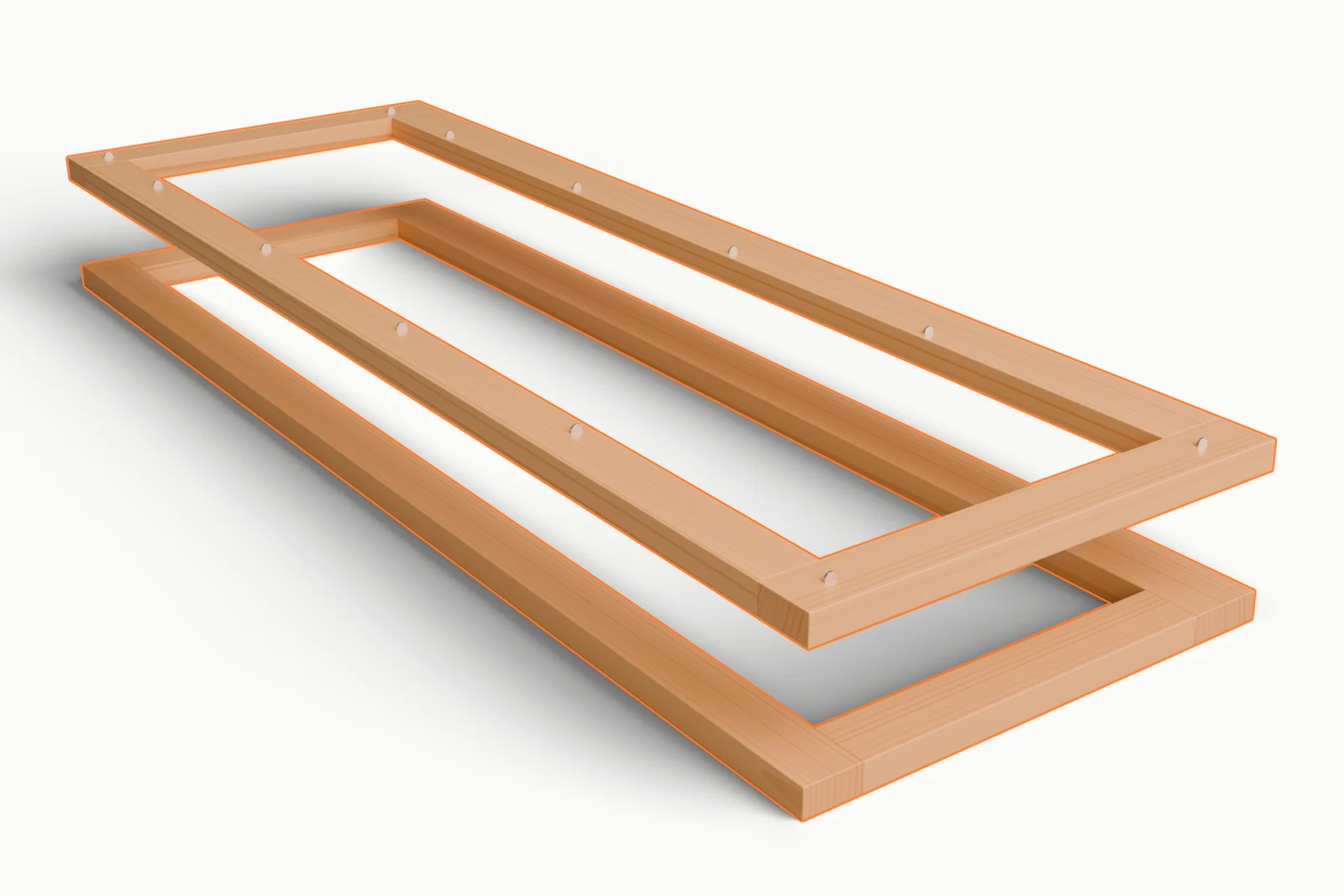 Laminate the wide-view doors