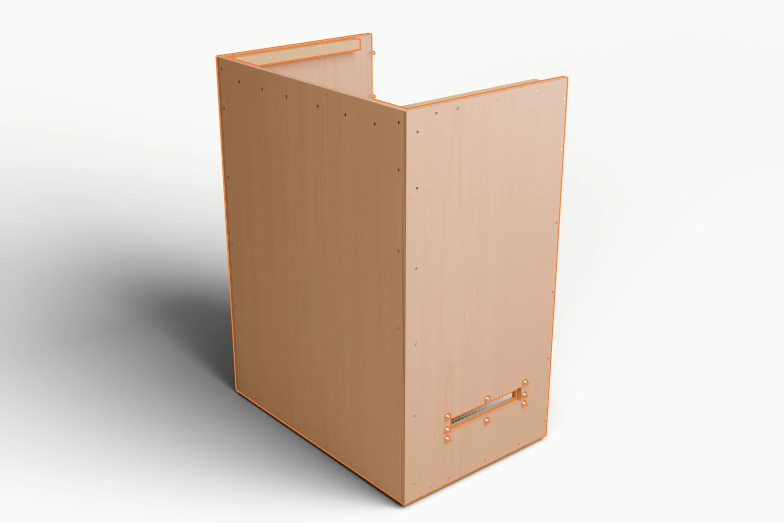 Dry-fit side and back panels