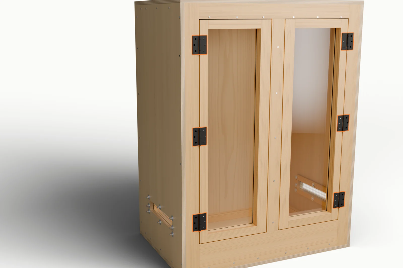 Fit the surface hinges