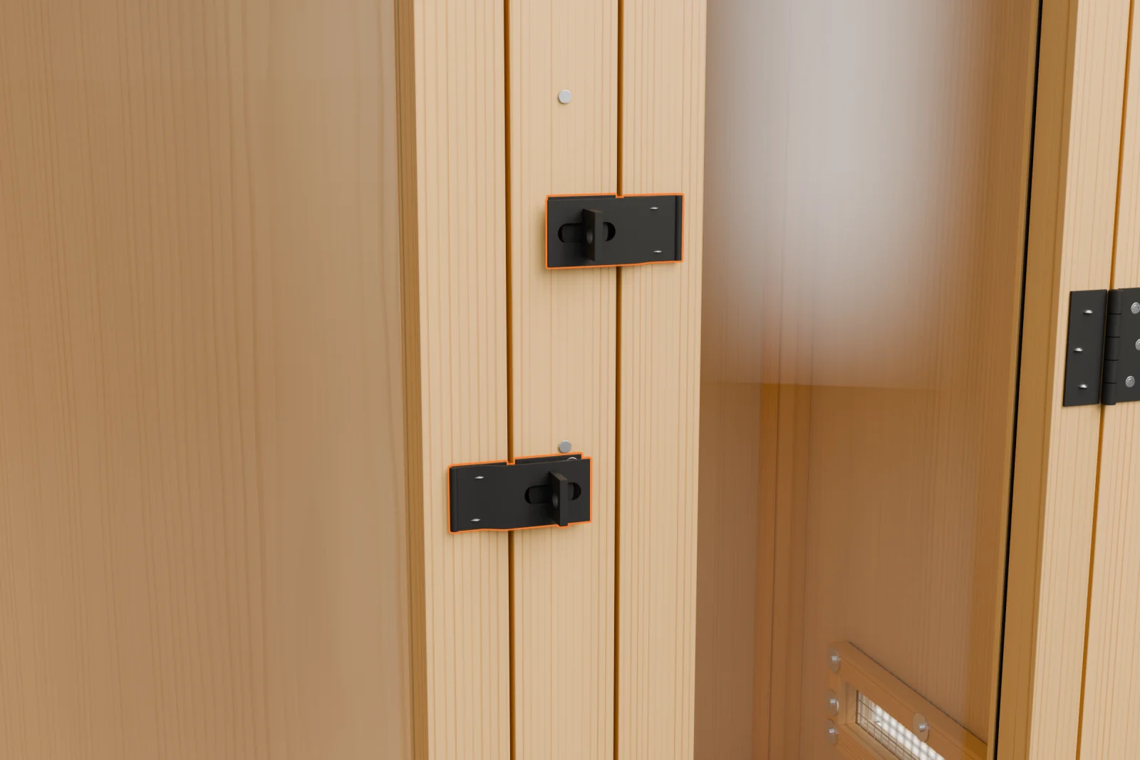 Fit independent keyless door latches