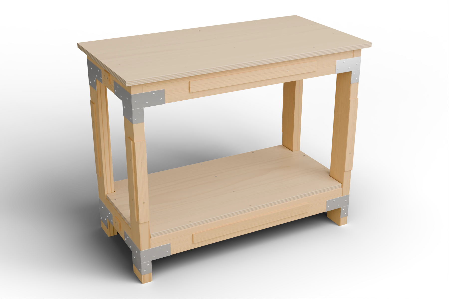 Attach the shelf and the top
