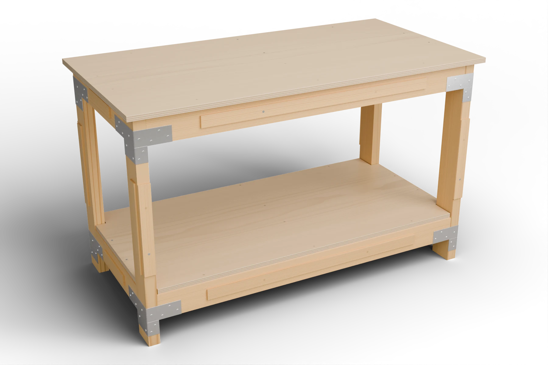 Attach the shelf and the top